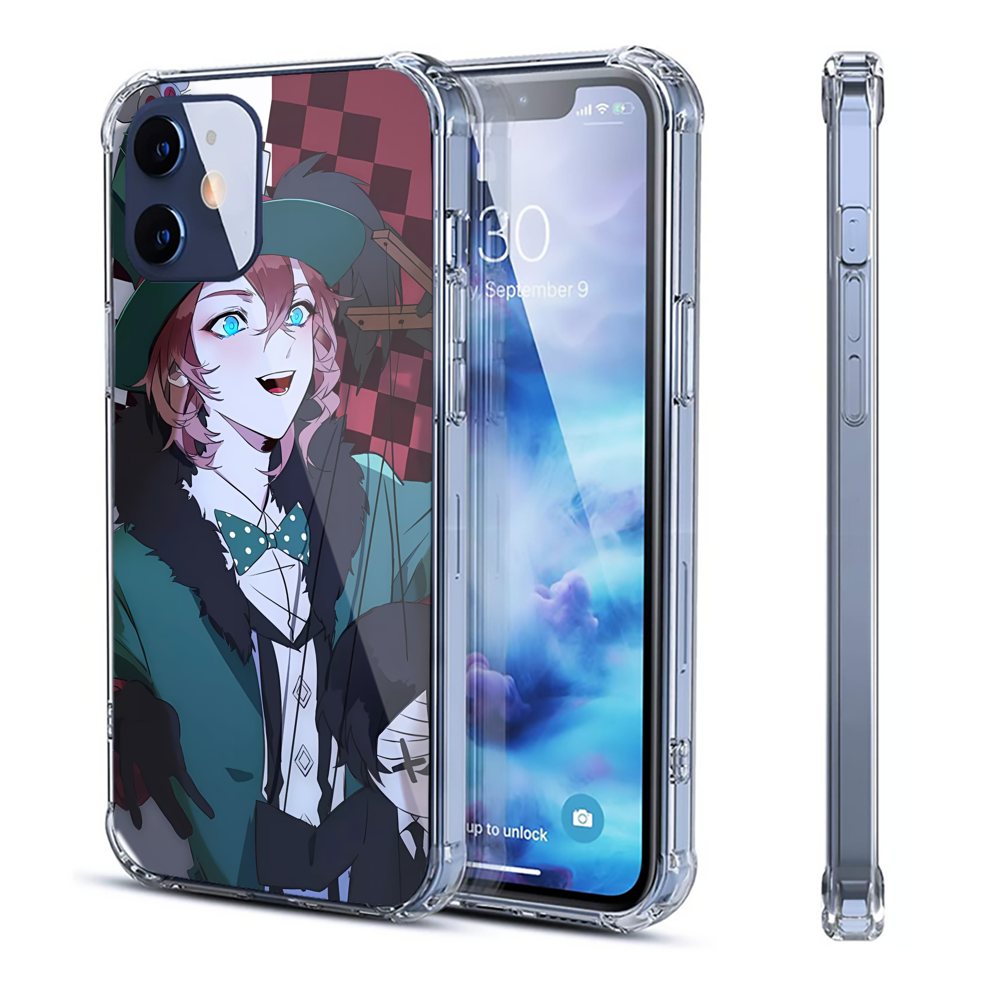 （画像用） 文豪ストレイドッグス Bungo Stray Dogs 【iPhone 12シリーズ対応】透明スマホケース（クリアソフトケース）
